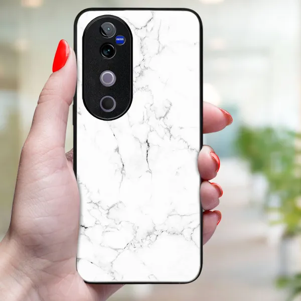MY ART Ochranný kryt pre Vivo V40 5G WHITE MARBLE (144)