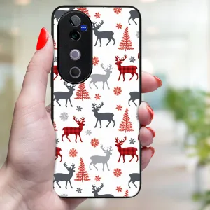 MY ART Kryt s vianočným dizajnom Vivo V40 5G DEER (068)