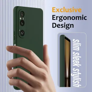 RUBBER MAGSAFE Silikónový kryt pre Sony Xperia 1 VI DARK GREEN