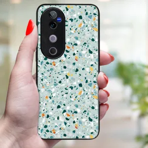 MY ART Ochranný kryt pre Vivo V40 5G BLUE TERRAZZO (164)