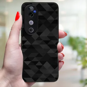 MY ART Ochranný kryt pre Vivo V40 5G BLACK TRIANGLES (232)