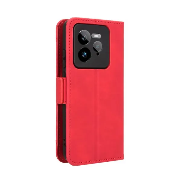 SLOT Peňaženkový obal pre Realme GT 7 Pro 5G červený