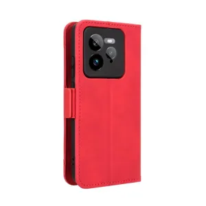 SLOT Peňaženkový obal pre Realme GT 7 Pro 5G červený