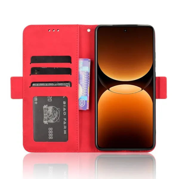 SLOT Peňaženkový obal pre Realme GT 7 Pro 5G červený