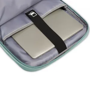 BANGE BG-1801 Cestovný batoh s priehradkou na notebook modrozelený