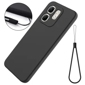 RUBBER Ochranný kryt pre Infinix Hot 50i čierny