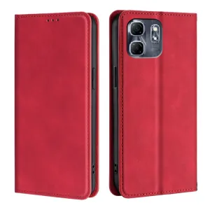 MAGNETIC Zaklápací kryt pre Infinix Hot 50i červený