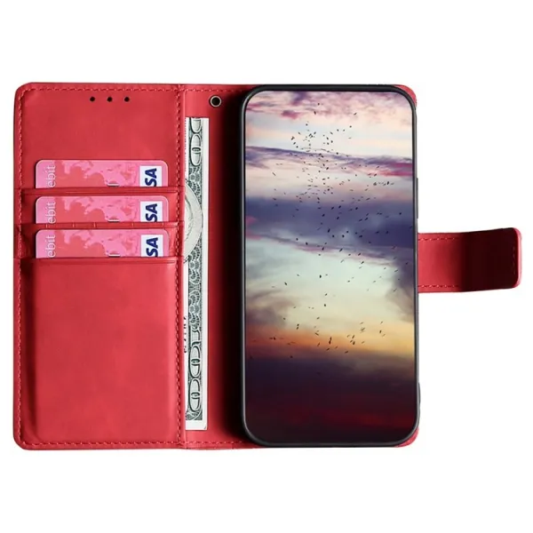 MAGNETIC Zaklápací kryt pre Infinix Hot 50i červený