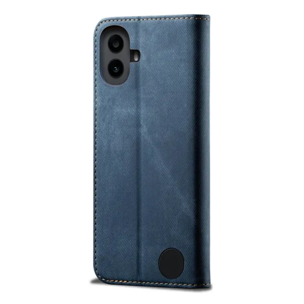 DENIM Peňaženkový kryt pre CMF Phone 1 modrý