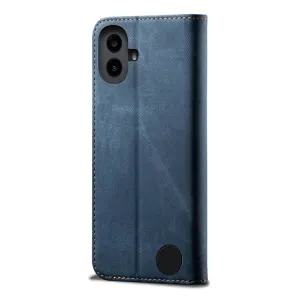 DENIM Peňaženkový kryt pre CMF Phone 1 modrý