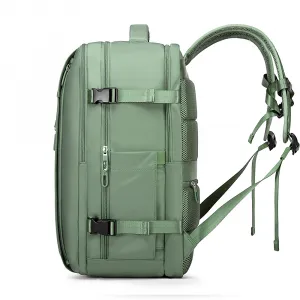 BANGE BG-1801 Cestovný batoh s priehradkou na notebook zelený