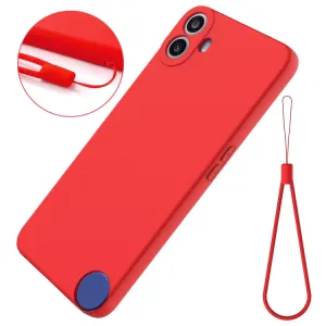RUBBER Ochranný obal pre CMF Phone 1 červený