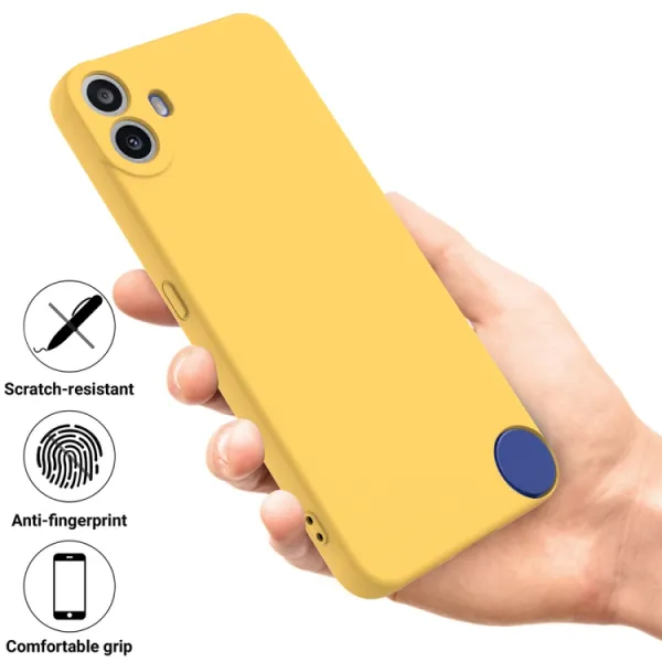 RUBBER Ochranný obal pre CMF Phone 1 žltý