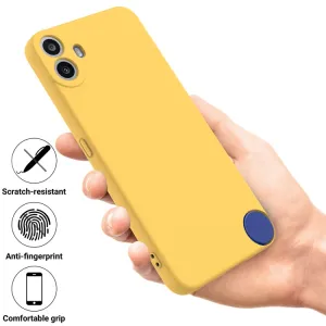 RUBBER Ochranný obal pre CMF Phone 1 žltý