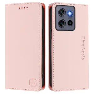 RINA Zaklápacie puzdro pre Motorola Edge 60 Neo / 50 Neo / ThinkPhone 25 ružové