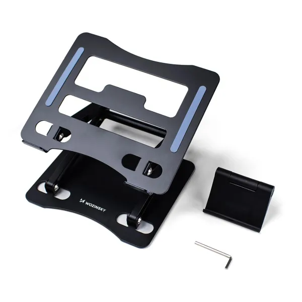 WOZINSKY WRS-CPY75DSB Stojan na notebook + stojan na mobil BLACK