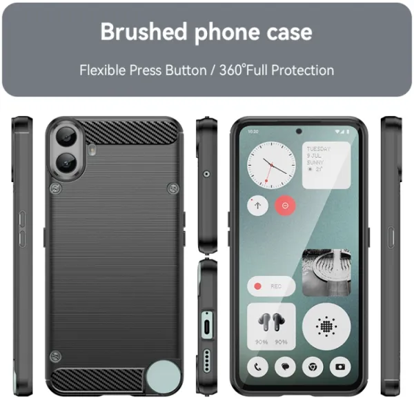 FLEXI TPU Ochranný kryt CMF Phone 1 čierny