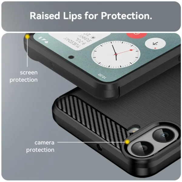 FLEXI TPU Ochranný kryt CMF Phone 1 čierny