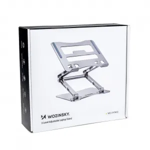 MG Laptop Stand V1 stojan na notebook + stojan na mobil, strieborný (WRS-CPY75DSS)