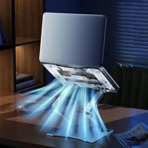 MG Laptop Stand V1 stojan na notebook + stojan na mobil, strieborný (WRS-CPY75DSS)
