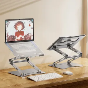 MG Laptop Stand V1 stojan na notebook + stojan na mobil, strieborný (WRS-CPY75DSS)