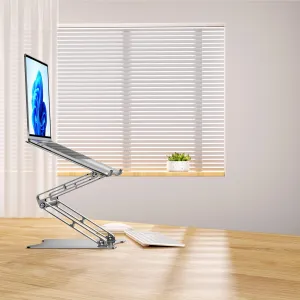 MG Laptop Stand V1 stojan na notebook + stojan na mobil, strieborný (WRS-CPY75DSS)