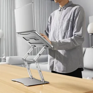 MG Laptop Stand V1 stojan na notebook + stojan na mobil, strieborný (WRS-CPY75DSS)