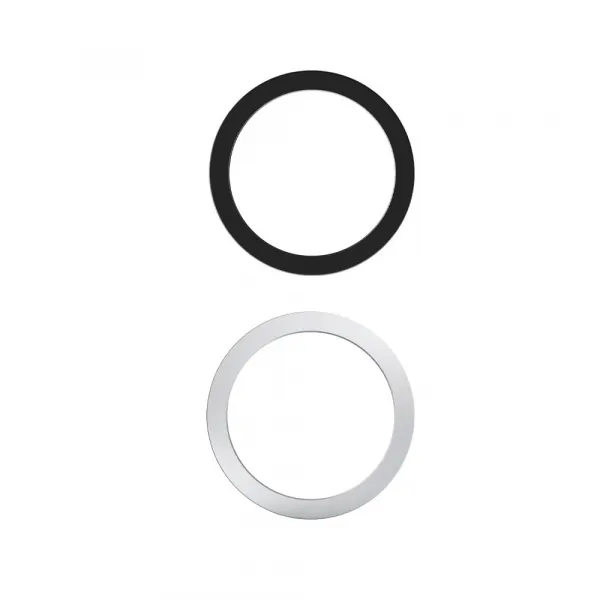 Tech-Protect Magnetic magnetický krúžok pre MagSafe 2ks, čierny / strieborný
