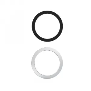 Tech-Protect Magnetic magnetický krúžok pre MagSafe 2ks, čierny / strieborný