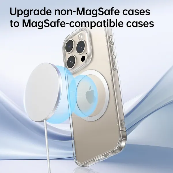 Tech-Protect Magnetic magnetický krúžok pre MagSafe 2ks, čierny / strieborný
