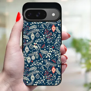 MY ART Kryt s vianočným dizajnom Google Pixel 9 MISTLETOE (070)