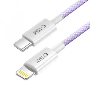 TECH-PROTECT ULTRABOOST LITE Kábel USB Typ-C / Lightning 27W 200cm MAUVE