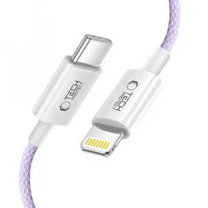 TECH-PROTECT ULTRABOOST LITE Kábel USB Typ-C / Lightning 27W 200cm MAUVE
