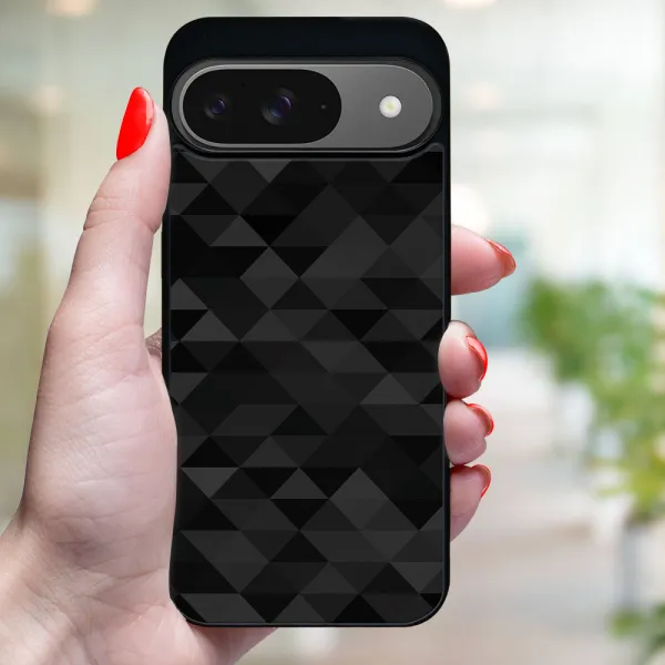 MY ART Ochranný kryt pre Google Pixel 9 BLACK TRIANGLES (232)