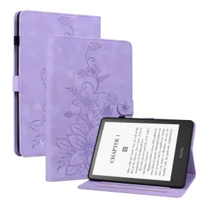 ART LILY Zaklápacie puzdro Amazon Kindle Paperwhite 2024 fialové