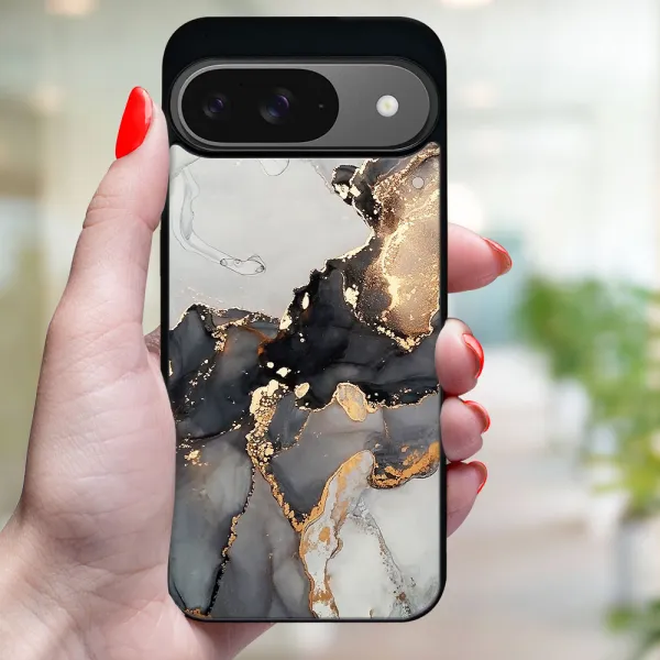 MY ART Ochranný kryt pre Google Pixel 9 GREY MARBLE (140)