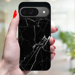 MY ART Ochranný kryt pre Google Pixel 9 BLACK MARBLE (142)