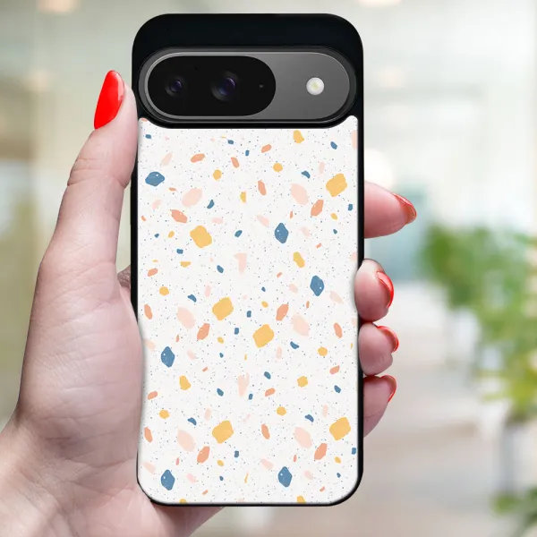 MY ART Ochranný kryt pre Google Pixel 9 ORANGE TERRAZZO (165)