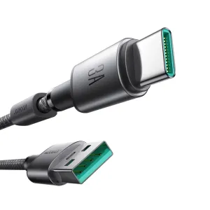 JOYROOM S-A50 Kábel s magnetickým organizérom USB / USB Typ-C 1.2 metra šedý
