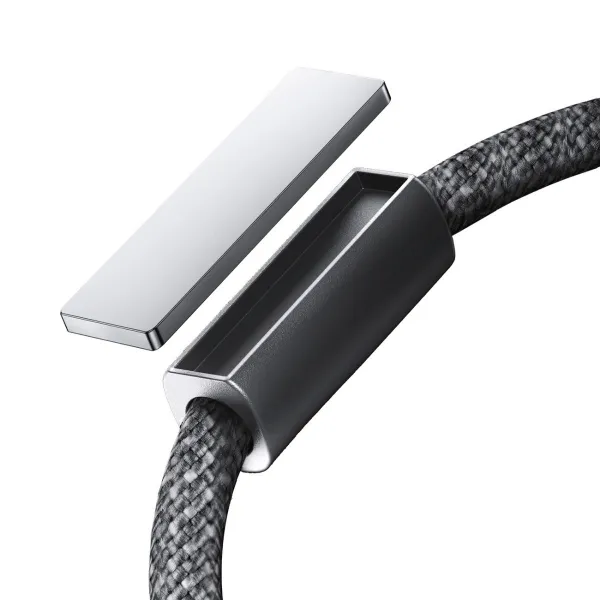 JOYROOM S-A50 Kábel s magnetickým organizérom USB / USB Typ-C 1.2 metra šedý