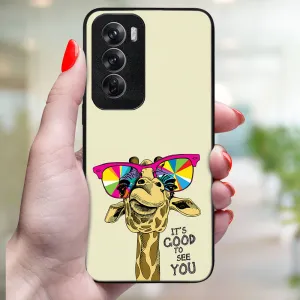 MY ART Ochranný kryt pre Oppo Reno12 Pro 5G GIRAFFE (180)