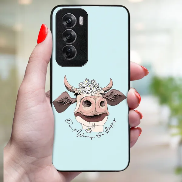MY ART Ochranný kryt pre Oppo Reno12 Pro 5G HAPPY COW (181)