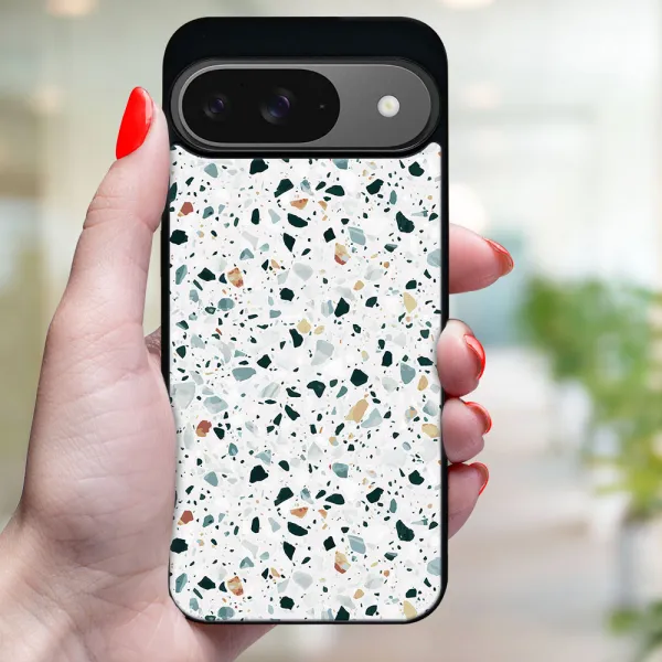 MY ART Ochranný kryt pre Google Pixel 9 GREY TERRAZZO (163)