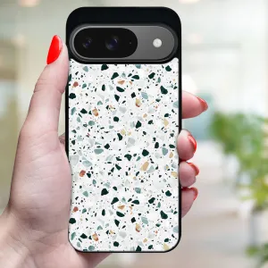 MY ART Ochranný kryt pre Google Pixel 9 GREY TERRAZZO (163)