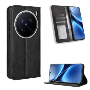 BUSINESS Peňaženkový kryt pre Vivo X200 Pro 5G čierny