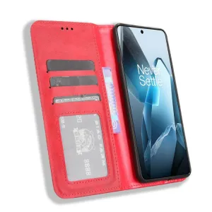 BUSINESS Peňaženkový kryt pre OnePlus 13 5G červený