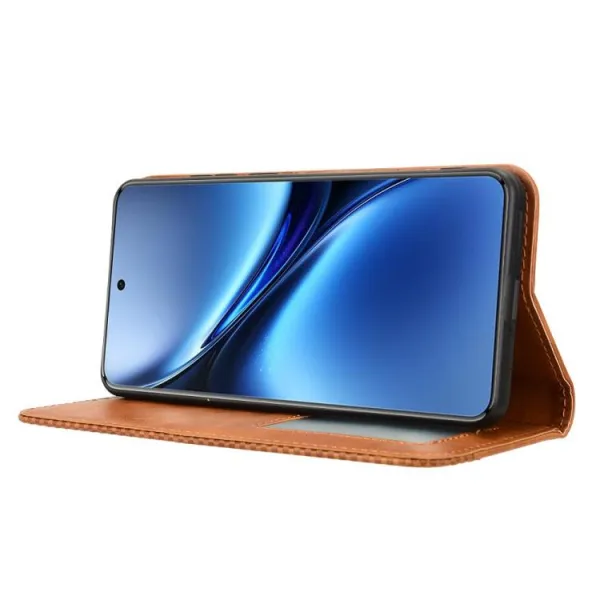 BUSINESS Peňaženkový kryt pre Vivo X200 Pro 5G hnedý
