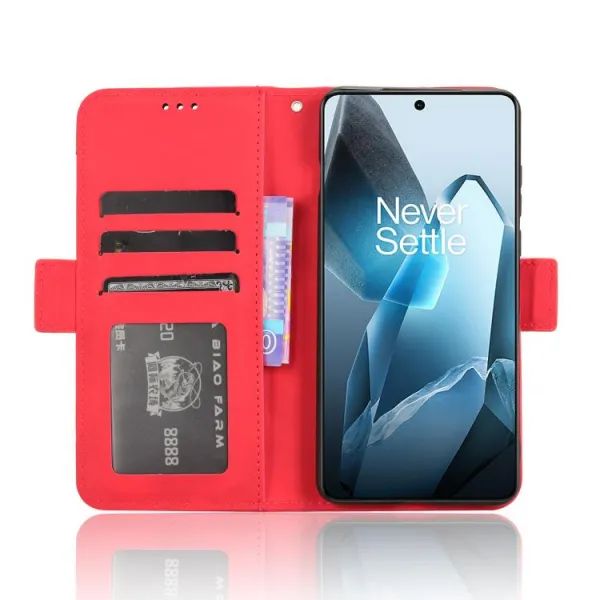 SLOT Peňaženkový obal pre OnePlus 13 5G červený