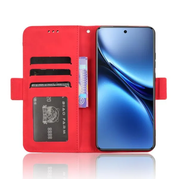 SLOT Peňaženkový obal pre Vivo X200 Pro 5G červený