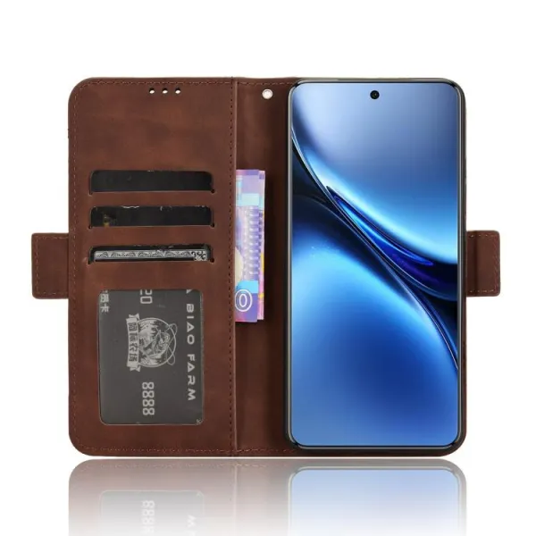 SLOT Peňaženkový obal pre Vivo X200 Pro 5G hnedý